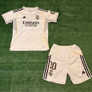 Kylian Mbappe #10 Real Madrid Home Kids Jersey 25/26